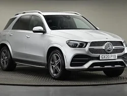 Iridium silver metallic finish Used 2020 Mercedes GLE300 AMG line SUV | £35,700 (Fair price)