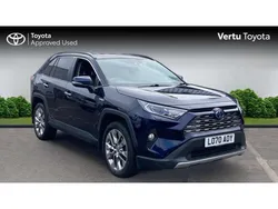 Blue Used 2021 Toyota RAV4 Hybrid SUV | £24,355 (Fair price)