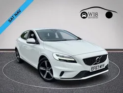 White Used 2017 Volvo V40 R-Design Estate | £9,750 (Fair price)