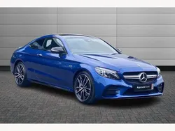 Blue Used 2023 Mercedes C43 AMG Premium Plus Coupe | £43,050 (Fair price)