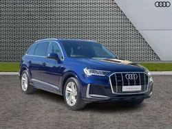 Blue Used 2020 Audi Q7 S-Line SUV | £39,595 (Fair price)
