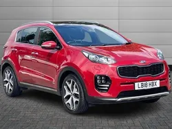 Red Used 2018 Kia Sportage 2 SUV | £14,450 (Fair price)