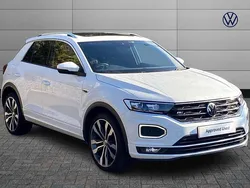 White Used 2021 VW T-Roc R-line SUV | £21,566 (Good price)