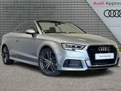 Silver Used 2017 Audi A3 Cabriolet S-Line Cabriolet | £19,495