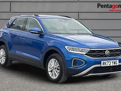 Blue Used 2023 VW T-Roc Life SUV | £19,495 (Fair price)
