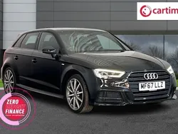 Black Used 2017 Audi A3 Sportback Black Edition Hatchback | £15,990 (Fair price)
