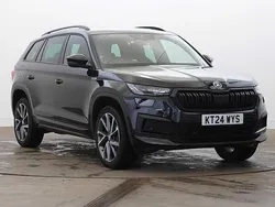 Black magic pearl effect Used 2024 Skoda Kodiaq SportLine SUV | £32,000 (Fair price)