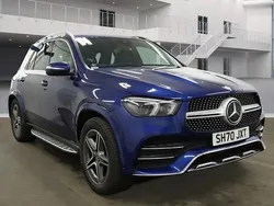Blue Used 2020 Mercedes GLE350 AMG Line Premium Estate | £35,799 (Fair price)