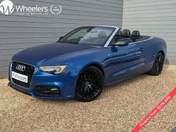 Blue Used 2016 Audi A5 Cabriolet S-Line Cabriolet | £8,995 (Fair price)