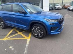 Race blue metallic Used 2023 Skoda Kodiaq vRS SUV | £36,950 (Fair price)