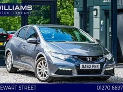 Grey Used 2012 Honda Civic SE Hatchback | £3,990 (Fair price)