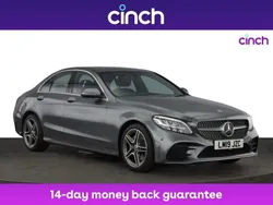 Grey Used 2019 Mercedes C200 AMG line Sedan | £16,399 (Good price)