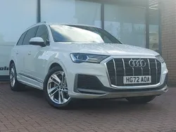 White Used 2022 Audi Q7 S-Line SUV | £40,298 (Fair price)