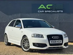 White Used 2008 Audi S3 Hatchback | £6,490 (A bit pricey)