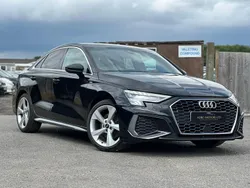 Black Used 2021 Audi A3 S-Line Sedan | £14,495 (Good price)