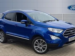 Blue Used 2019 Ford Ecosport Titanium SUV | £12,016 (Fair price)
