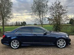Blue Used 2013 Mercedes C220 AMG Sedan | £6,500 (Fair price)