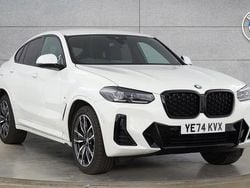 White Used 2024 BMW X4 M Sport SUV | £43,500 (Good price)