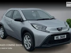 Silver Used 2022 Toyota Aygo PURE Hatchback | £11,852 (Fair price)