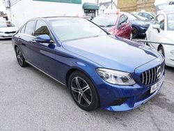 Blue Used 2019 Mercedes C200 Premium Plus Sedan | £16,500 (Fair price)