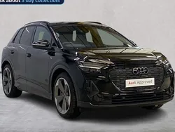 Black Used 2024 Audi Q4 e-tron Black Edition SUV | £39,171 (Fair price)