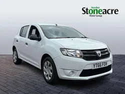 White Used 2016 Dacia Sandero Ambiance Hatchback | £3,495 (Good price)