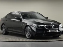 Blacksapphire metallic Used 2019 BMW 520 M Sport Sedan | £20,350 (Fair price)