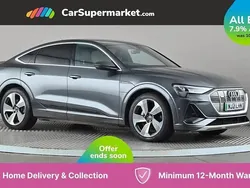 Used 2023 Audi e-tron Sportback S-Line SUV | £24,197 (Fair price)