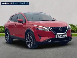 Red Used 2024 Nissan Qashqai Tekna+ SUV | £26,939
