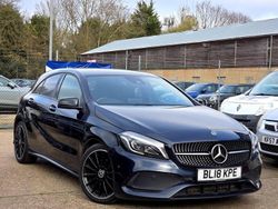 Blue Used 2018 Mercedes A180 AMG line Hatchback | £13,490 (Fair price)