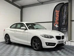 White Used 2017 BMW 218 Sport Line Coupe | £8,995 (Fair price)