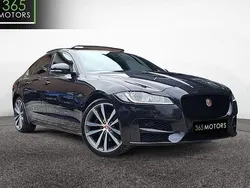 Black Used 2017 Jaguar XF R-Sport Sedan | £10,750 (Fair price)