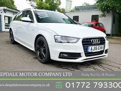 White Used 2015 Audi A4 S-Line Estate | £9,490 (Fair price)