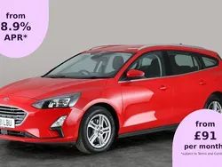 Red Used 2020 Ford Focus Zetec Estate | £8,445 (Good price)