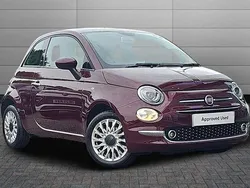 Pasodoble red Used 2019 Fiat 500 Lounge Hatchback | £7,994 (Fair price)