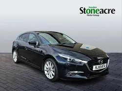 Black Used 2018 Mazda 3 Inclusive Hatchback | £9,500 (Fair price)