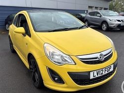 Yellow Used 2012 Vauxhall Corsa Edition Hatchback | £4,250 (Fair price)
