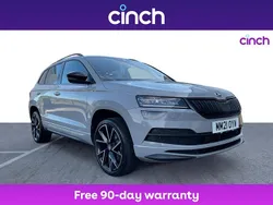 Grey Used 2021 Skoda Karoq SportLine SUV | £22,499 (Fair price)