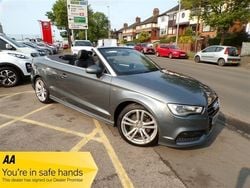 Grey Used 2015 Audi A3 Cabriolet S-Line Cabriolet | £10,355 (Fair price)