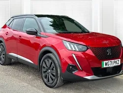 Red Used 2021 Peugeot e-2008 Premium SUV | £15,047 (Fair price)