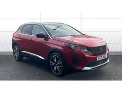 Red Used 2021 Peugeot 3008 Premium SUV | £21,046 (Fair price)