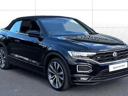 Black Used 2021 VW T-Roc Cabriolet R-line Cabriolet | £23,154 (Fair price)