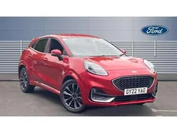 Red Used 2022 Ford Puma Gen-E ST-Line SUV | £18,410