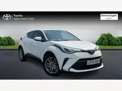 White Used 2022 Toyota C-HR SUV | £19,599 (Fair price)