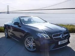 Obsidian black metallic Used 2021 Mercedes E450 AMG line Cabriolet | £30,980