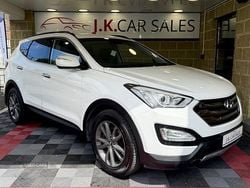 White Used 2013 Hyundai Santa Fe Premium SUV | £8,295 (Expensive)