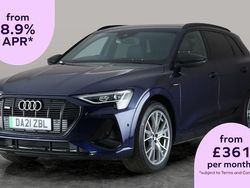 Blue Used 2021 Audi e-tron Black Edition SUV | £22,155 (Super price)