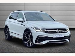 Pure white Used 2022 VW Tiguan R-line SUV | £25,395 (Fair price)