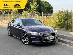 Blue Used 2018 Audi A5 S-Line Coupe | £15,495 (Good price)