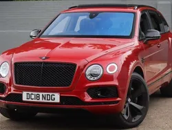Red Used 2018 Bentley Bentayga SUV | £69,999